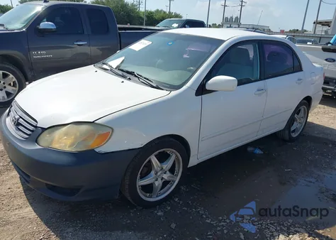 2003 Toyota Corolla Le from USA, damaged, VIN 1NXBR32E23Z069628